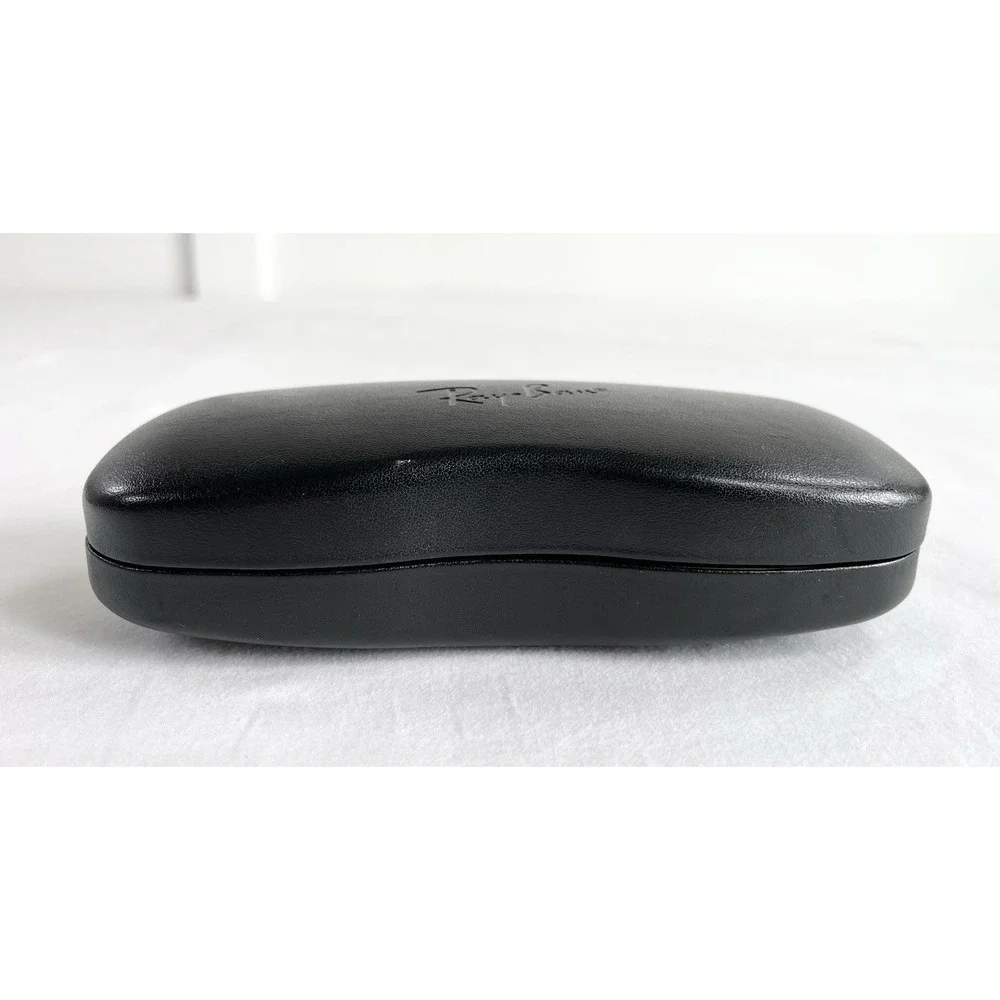 Authentic Ray Ban Black Hard Clam Shell Eyeglass Case Sunglasses Reading Glasses